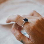 Dollop Ring in Blue Kyanite (Size 8) - Golden Road Crafted