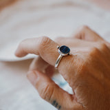 Dollop Ring in Blue Kyanite (Size 8) - Golden Road Crafted