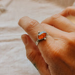 Dollop Ring in Red Kyanite (Size 7) - Golden Road Crafted
