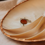Dollop Ring in Red Kyanite (Size 7) - Golden Road Crafted