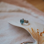 Dollop Ring in Sky Blue Kyanite (Size 7.25) - Golden Road Crafted
