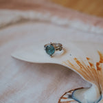 Dollop Ring in Sky Blue Kyanite (Size 7.25) - Golden Road Crafted