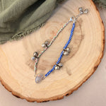 Dopamine BellDrop Anklet in Ocean Jasper - Golden Road Crafted