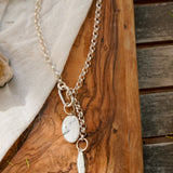 Dusk to Dawn Charm Necklaces in White Buffalo - Golden Road Crafted