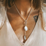 Dusk to Dawn Charm Necklaces in White Buffalo - Golden Road Crafted