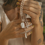 Dusk to Dawn Charm Necklaces in White Buffalo - Golden Road Crafted