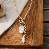 Dusk to Dawn Charm Necklaces in White Buffalo - Golden Road Crafted