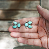 Ear Crawlers in Hubei Turquoise - Golden Road Crafted
