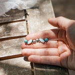 Ear Crawlers in Sterling Opal, & Hubei Turquoise - Golden Road Crafted
