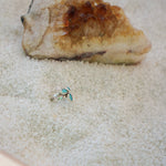 Ear Cuff in Hubei Turquoise - Golden Road Crafted