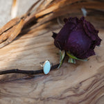 Ear Cuff in Moonstone - Golden Road Crafted