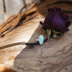 Ear Cuff in Moonstone - Golden Road Crafted