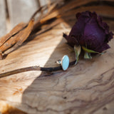 Ear Cuff in Moonstone - Golden Road Crafted
