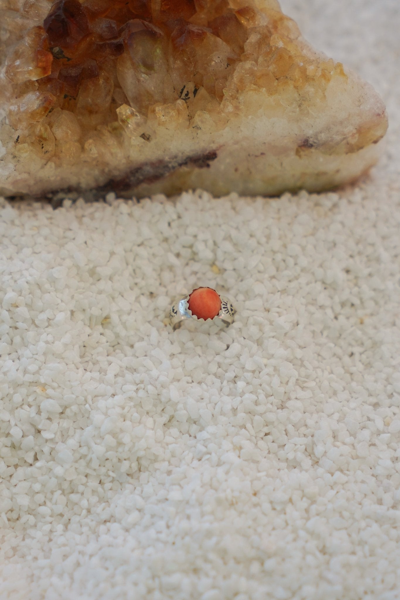 Ear Cuff in Spiny Oyster - Golden Road Crafted