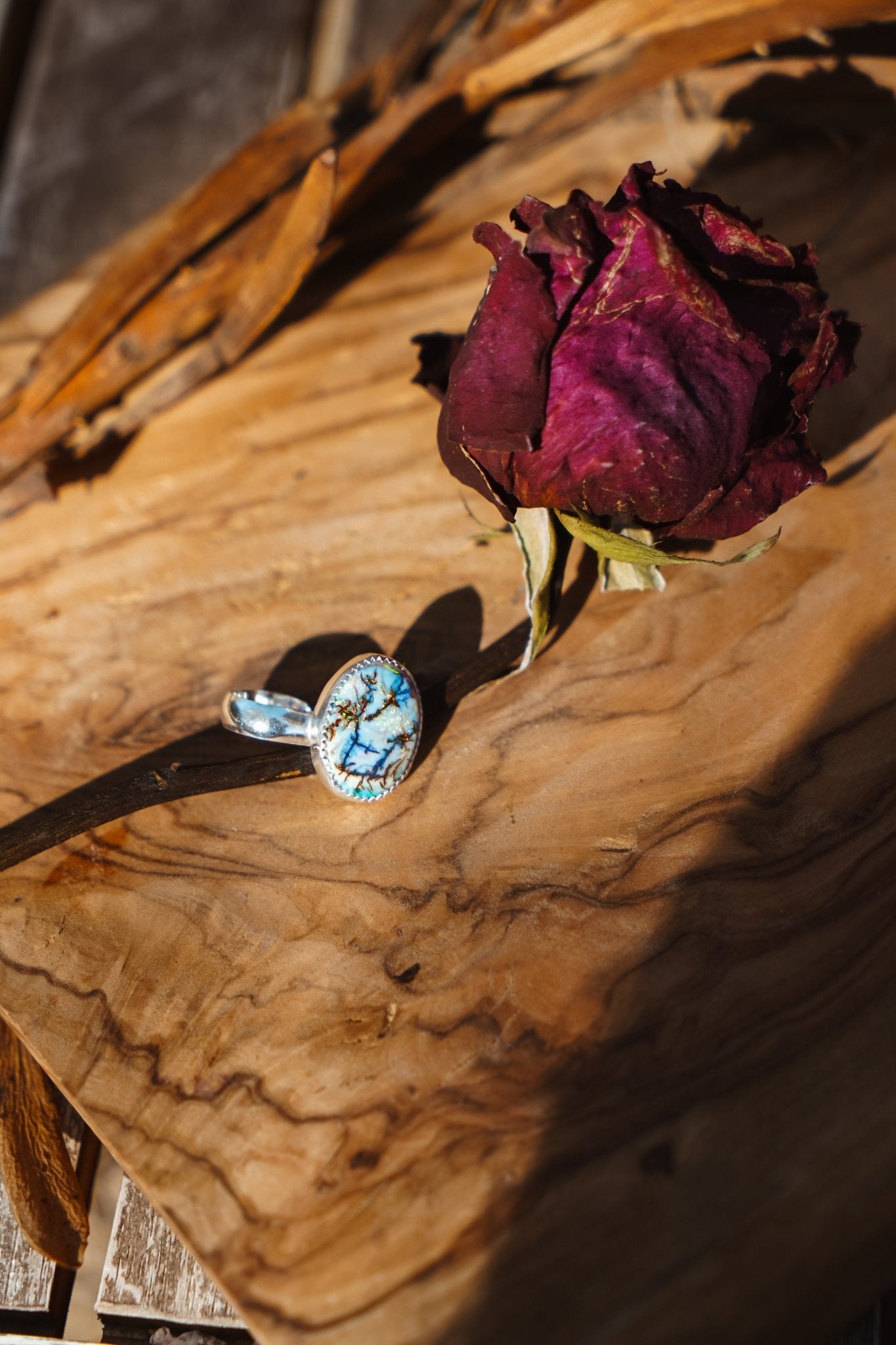 Ear Cuff in Sterling Opal - Golden Road Crafted