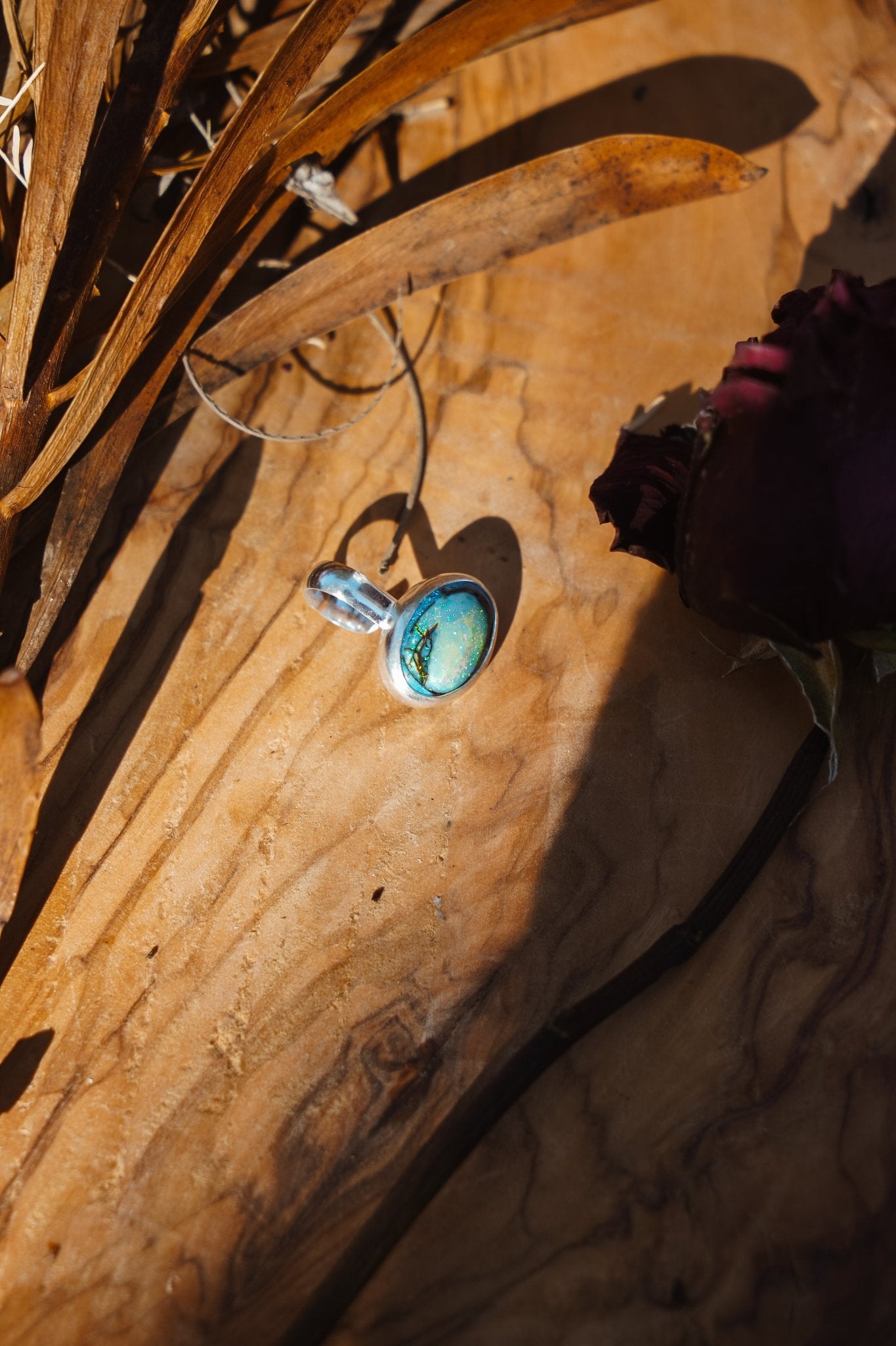 Ear Cuff in Sterling Opal - Golden Road Crafted