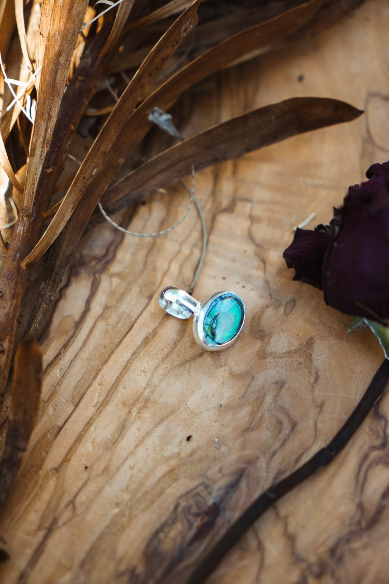 Ear Cuff in Sterling Opal - Golden Road Crafted