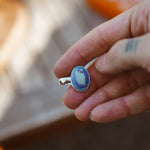 Ear Cuff in Sterling Opal - Golden Road Crafted