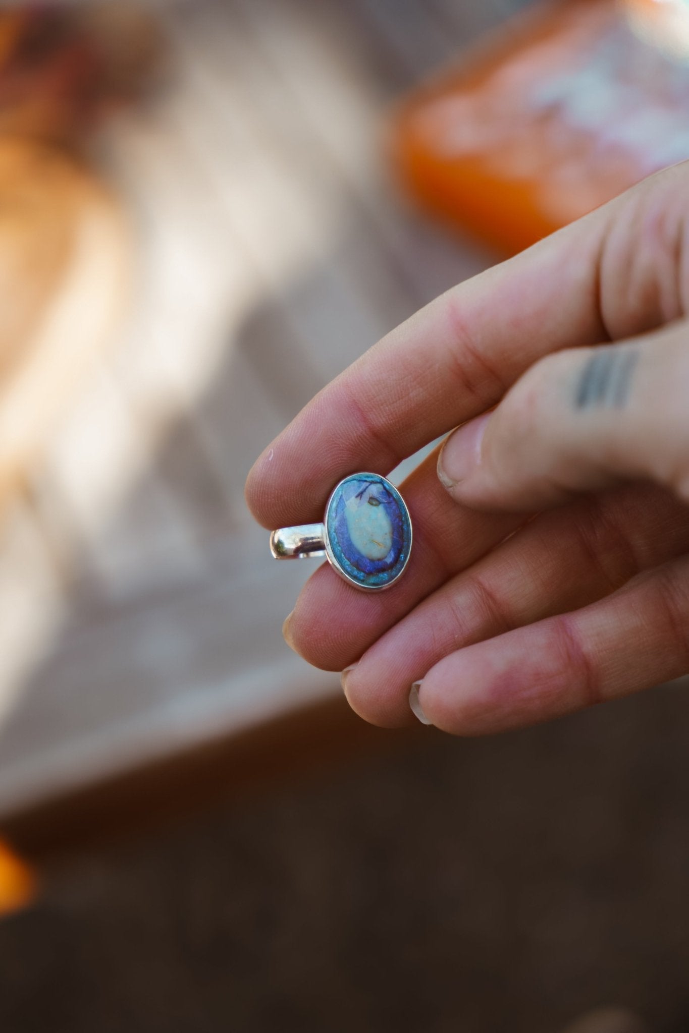 Ear Cuff in Sterling Opal - Golden Road Crafted