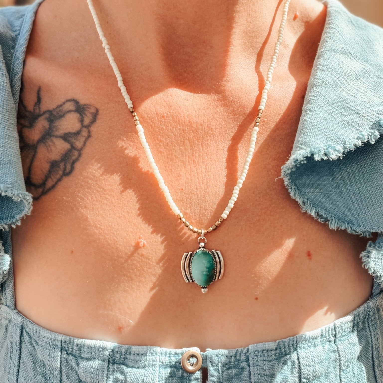 Easy Breezy Necklace in Sonoran Mtn - Golden Road Crafted