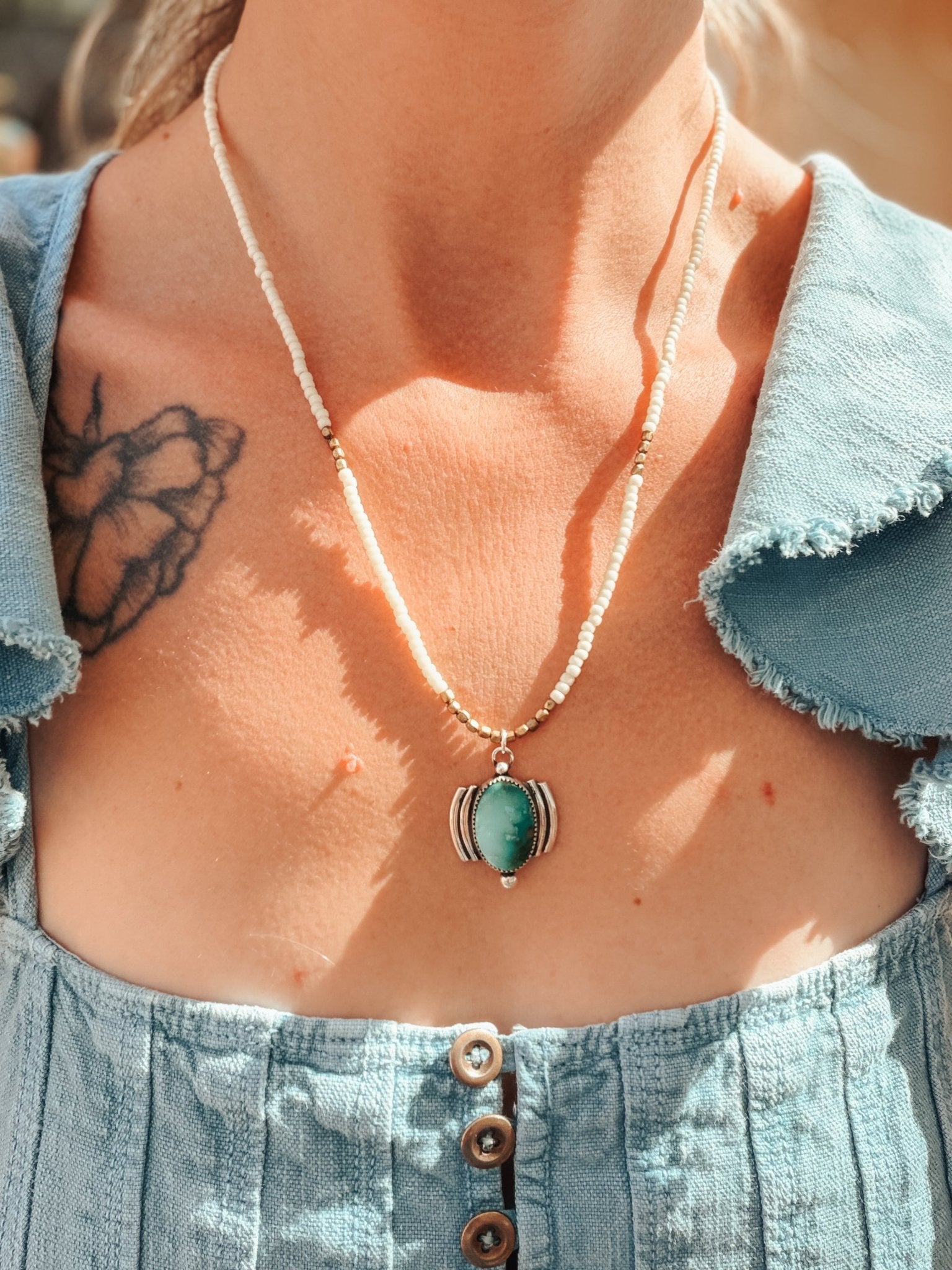Easy Breezy Necklace in Sonoran Mtn - Golden Road Crafted