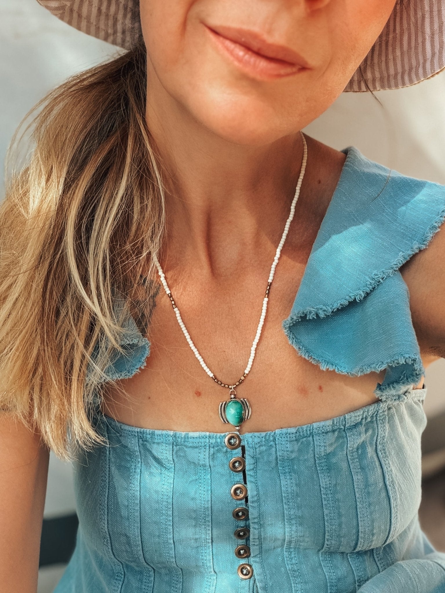 Easy Breezy Necklace in Sonoran Mtn - Golden Road Crafted
