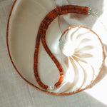 Easy Lovin' Necklace in Citrine & Freshwater Pearl - Golden Road Crafted