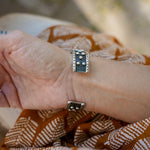 Egyptian Turquoise Cuff - Golden Road Crafted