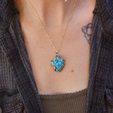 Egyptian Turquoise Necklace - Golden Road Crafted
