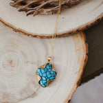 Egyptian Turquoise Necklace - Golden Road Crafted