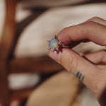 Ethiopian Opal Ring (Size 7.5) - Golden Road Crafted