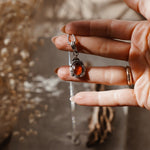 Fine Silver Kiln - Fired Pendant in Kyanite - Golden Road Crafted