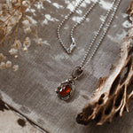 Fine Silver Kiln - Fired Pendant in Kyanite - Golden Road Crafted