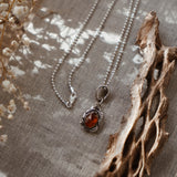 Fine Silver Kiln - Fired Pendant in Kyanite - Golden Road Crafted