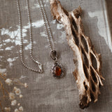 Fine Silver Kiln - Fired Pendant in Kyanite - Golden Road Crafted