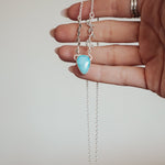 Flora Necklace in Boulder Opal Doublet - Golden Road Crafted