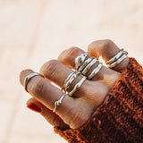 Free - form Ring (Size 6.5) - Golden Road Crafted