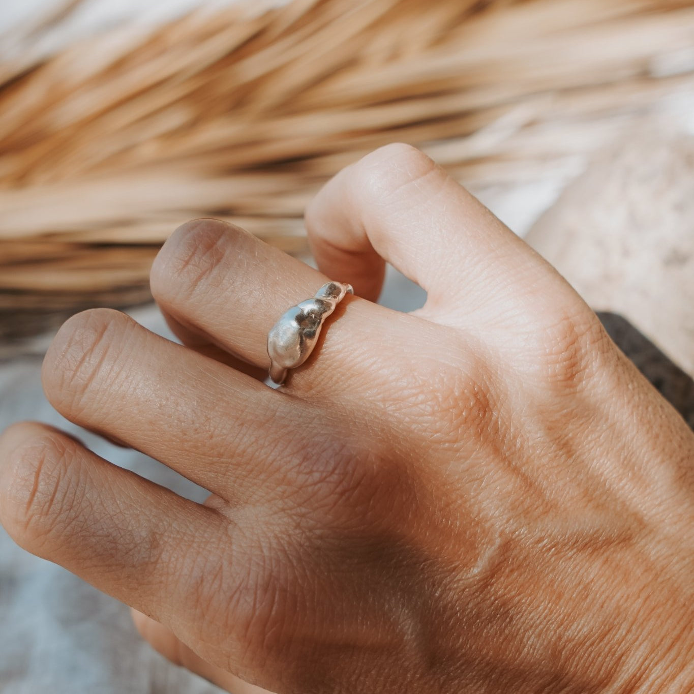 Free - form Ring (Size 6.5) - Golden Road Crafted