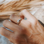Free - form Ring (Size 6.5) - Golden Road Crafted