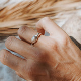 Free - form Ring (Size 6.5) - Golden Road Crafted