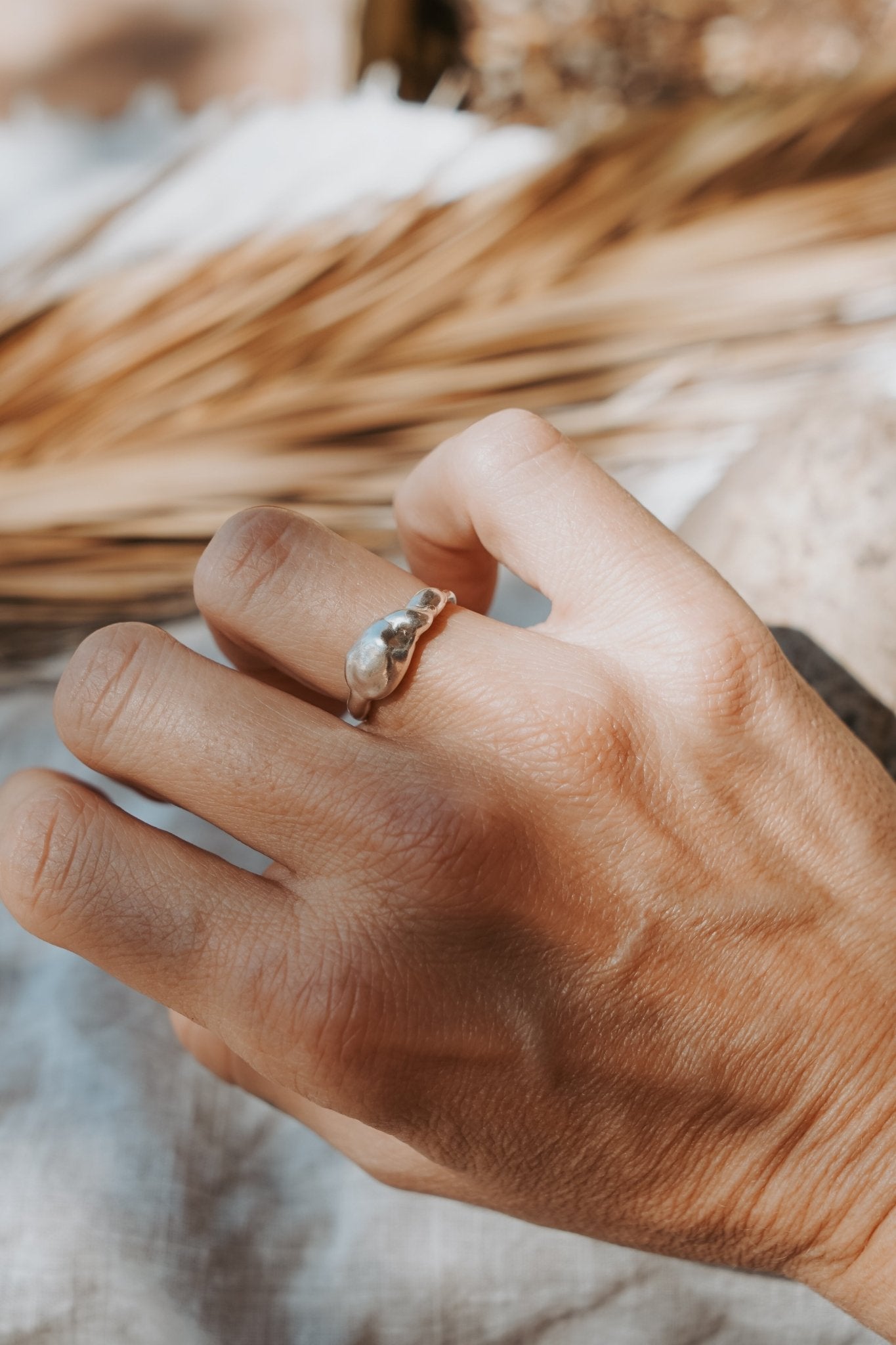 Free - form Ring (Size 6.5) - Golden Road Crafted