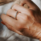 Free - form Ring (Size 8.25) - Golden Road Crafted