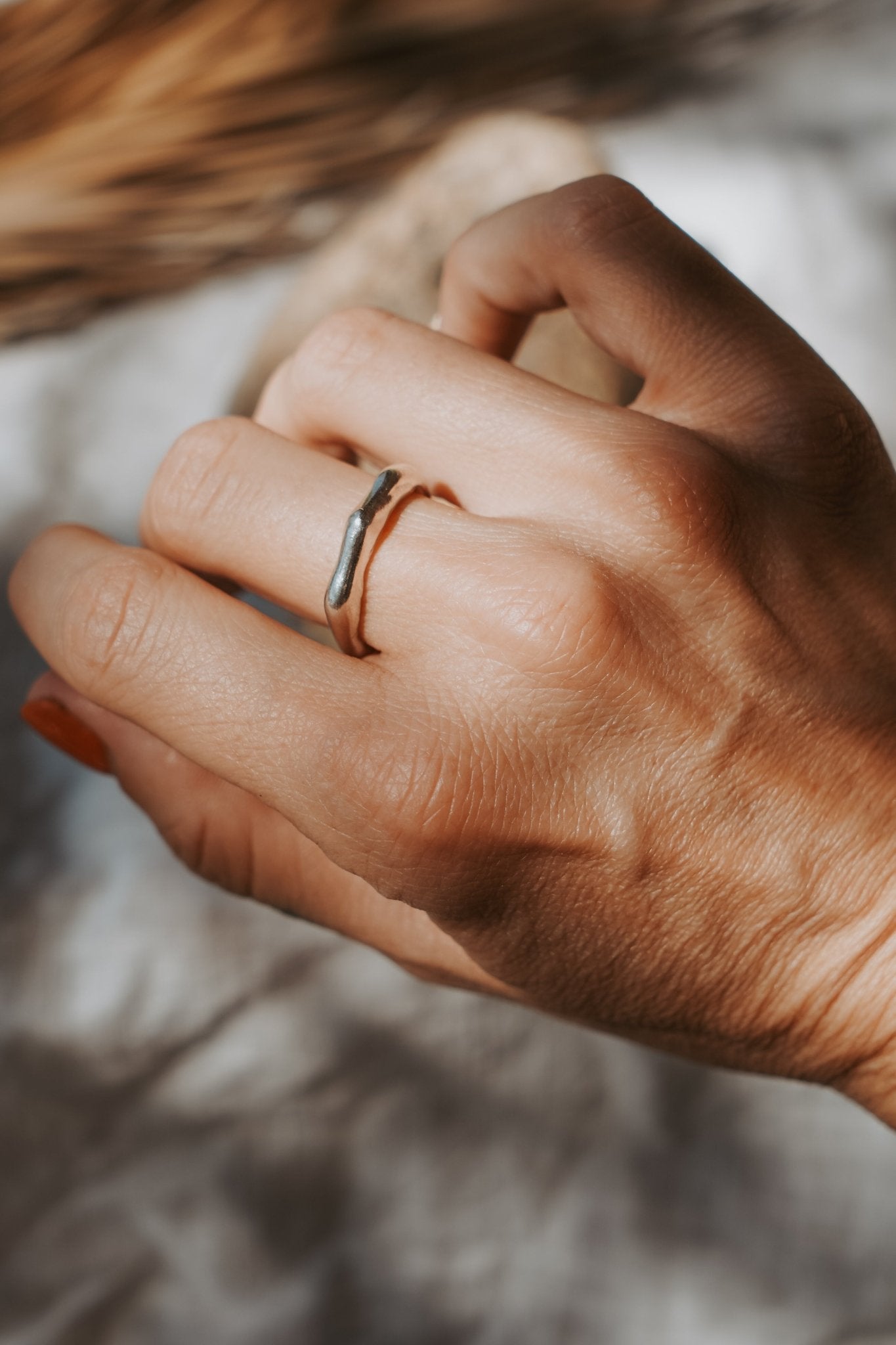 Free - form Ring (Size 8.25) - Golden Road Crafted