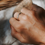 Free - form Ring (Size 8.25) - Golden Road Crafted