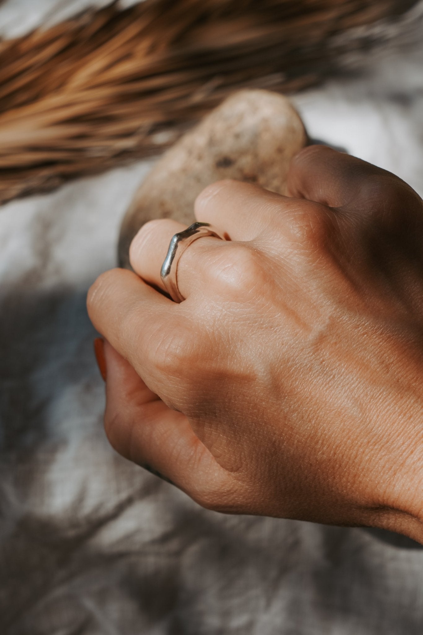 Free - form Ring (Size 8.25) - Golden Road Crafted