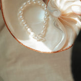 Freshwater Pearl Toggle Bracelet - Golden Road Crafted