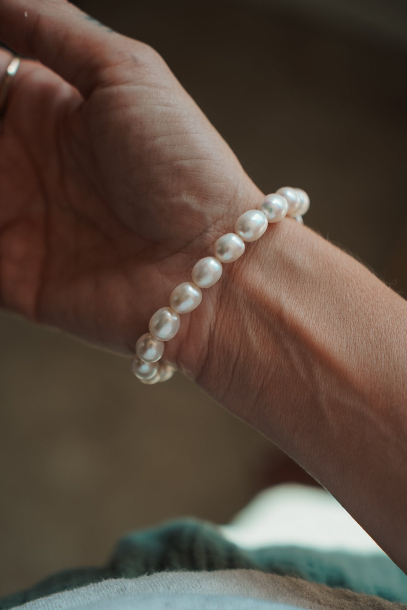 Freshwater Pearl Toggle Bracelet - Golden Road Crafted