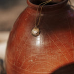 Full Moon Necklace in 14k Gold - Fill - Golden Road Crafted