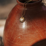 Full Moon Necklace in 14k Gold - Fill - Golden Road Crafted