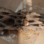 Full Moon Necklace in 14k Gold - Fill - Golden Road Crafted